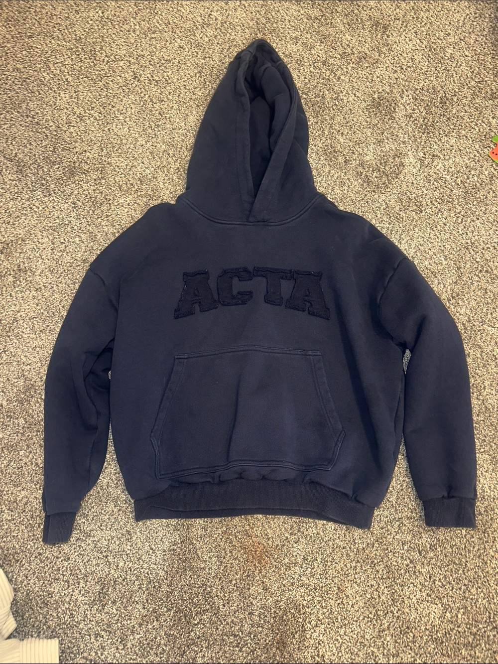 ACTA Navy Hooded Sweatshirt
